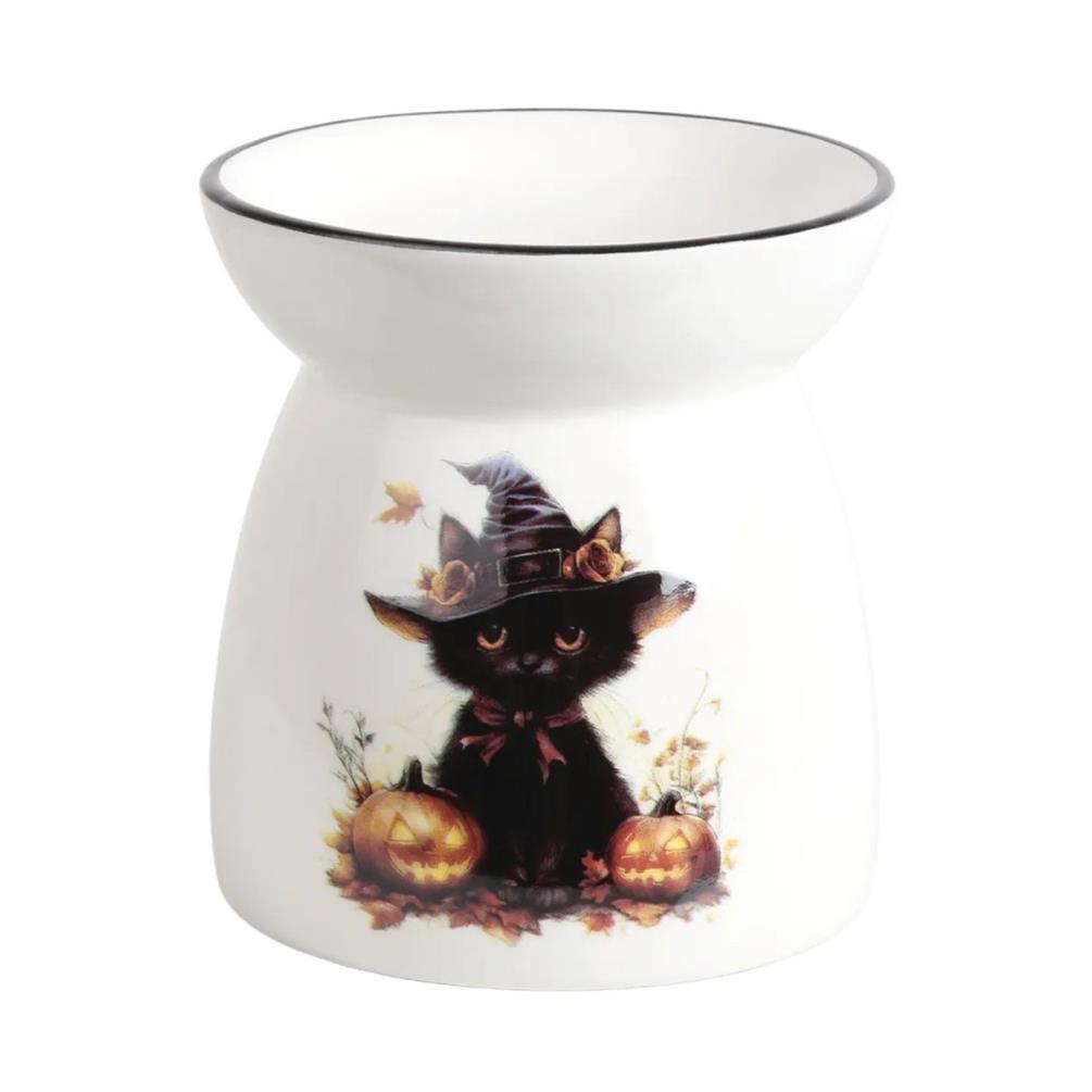Aroma Halloween Cat Ceramic Wax Melt Warmer £4.94